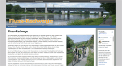 Desktop Screenshot of fluss-radwege.de