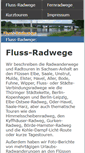 Mobile Screenshot of fluss-radwege.de