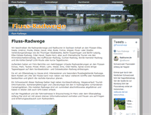 Tablet Screenshot of fluss-radwege.de